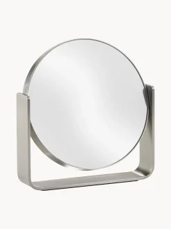 Specchio cosmetico rotondo in acciaio inossidabile con ingrandimento Ume