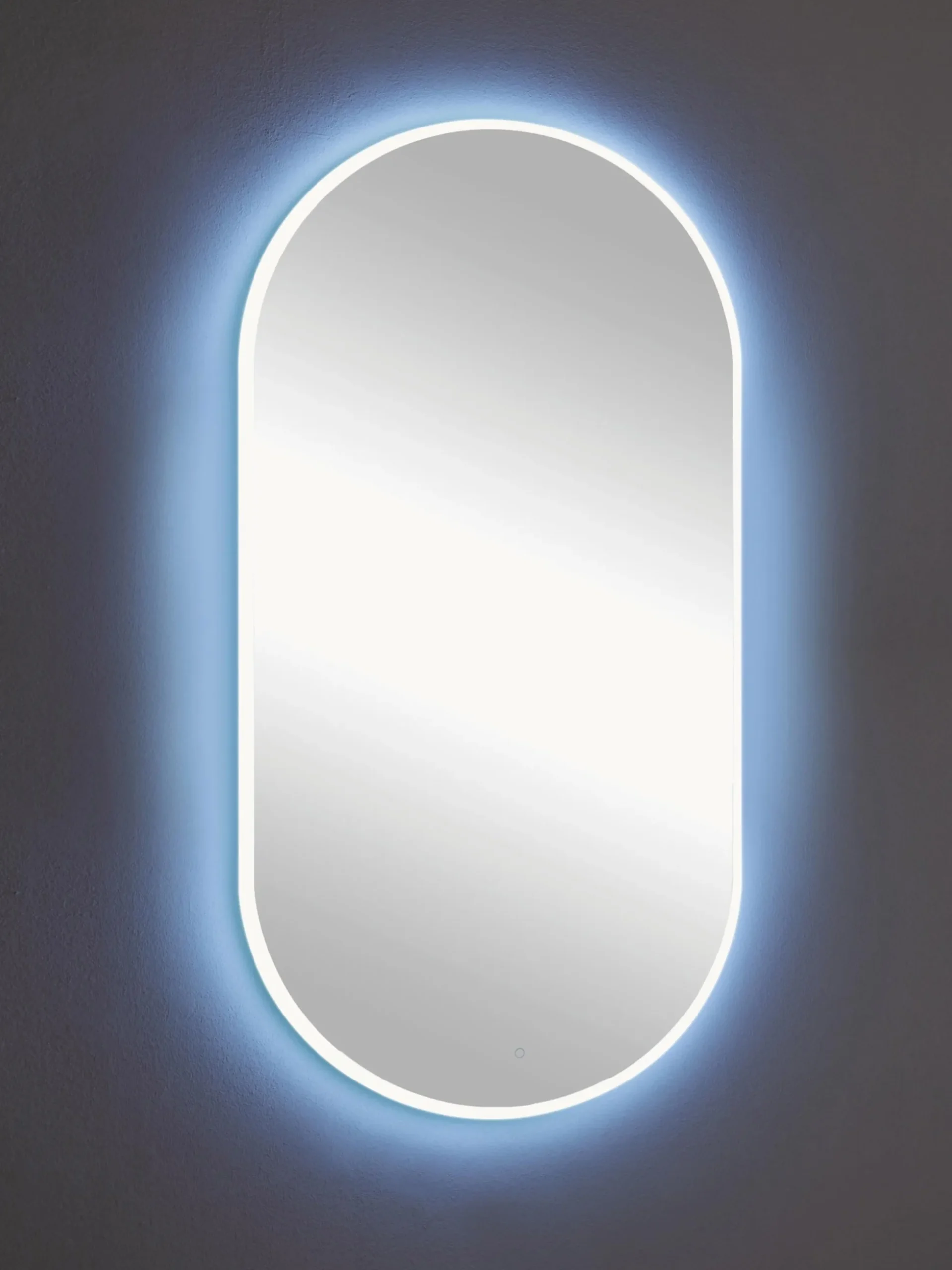 Specchio ovale da parete con illuminazione a LED Starlight