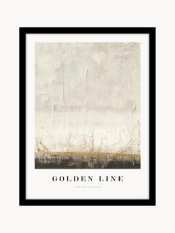 Stampa digitale incorniciata Golden Line