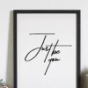 Stampa digitale incorniciata Just be You