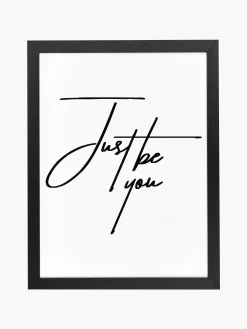 Stampa digitale incorniciata Just be You