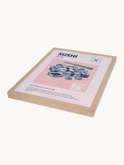 Stampa digitale incorniciata fatta a mano Sushi