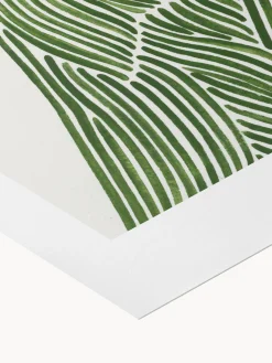 Stampa digitale incorniciata Green Coat