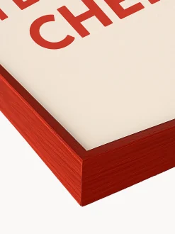 Stampa digitale incorniciata fatta a mano Yes, Chef