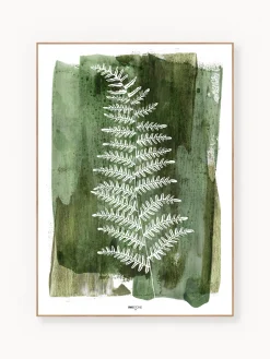 Stampa digitale incorniciata White Fern