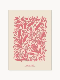 Stampa incorniciata Salmon Rose Garden