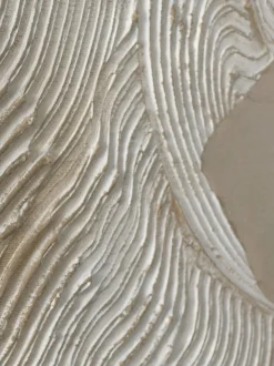 Stampa su tela incorniciata dipinta a mano Raw Shape 3