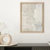 Stampa su tela incorniciata dipinta a manoWhite Surface