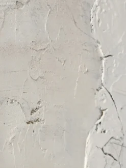 Stampa su tela incorniciata dipinta a manoWhite Surface