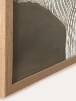 Stampa su tela incorniciata dipinta a mano Raw Shape I
