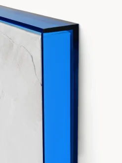 Stampa su tela incorniciata fatta a mano Confidential Blue