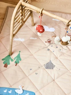 Tappetino da gioco in cotone Forest