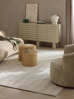 Tappeto da interno-esterno con struttura in rilievo Barcelona