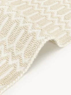 Tappeto da interno-esterno tessuto a mano con motivo geometrico Rune