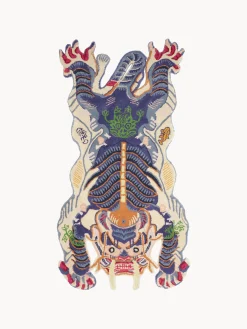 Tappeto in lana fatto a mano Dragon