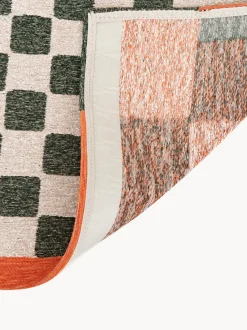 Tappeto jacquard lavabile da interno-esterno Chess