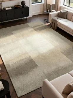 Tappeto jacquard lavabile da interno-esterno Sendai