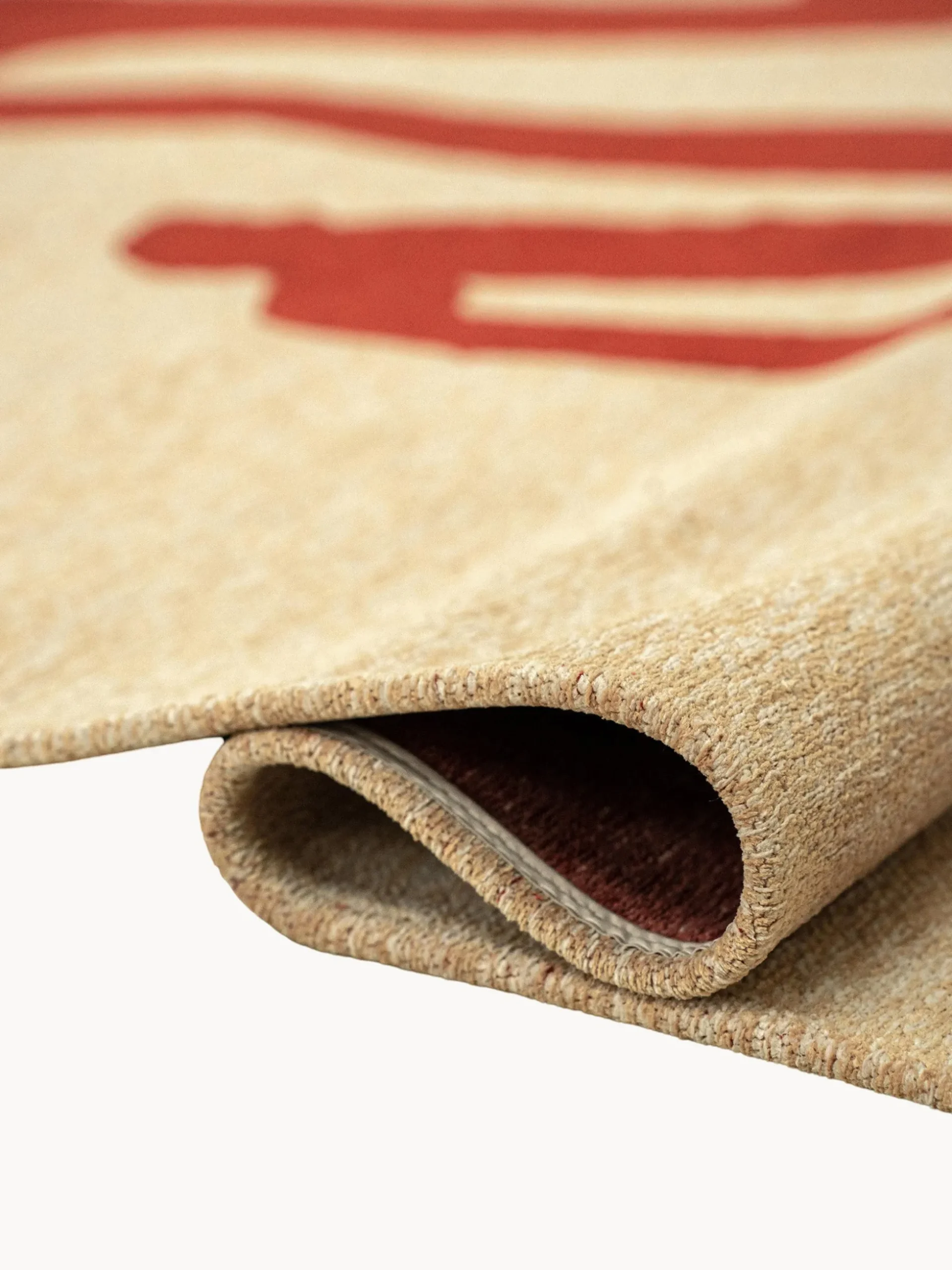 Tappeto jacquard lavabile da interno-esterno Ribbon