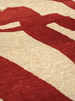 Tappeto jacquard lavabile da interno-esterno Ribbon