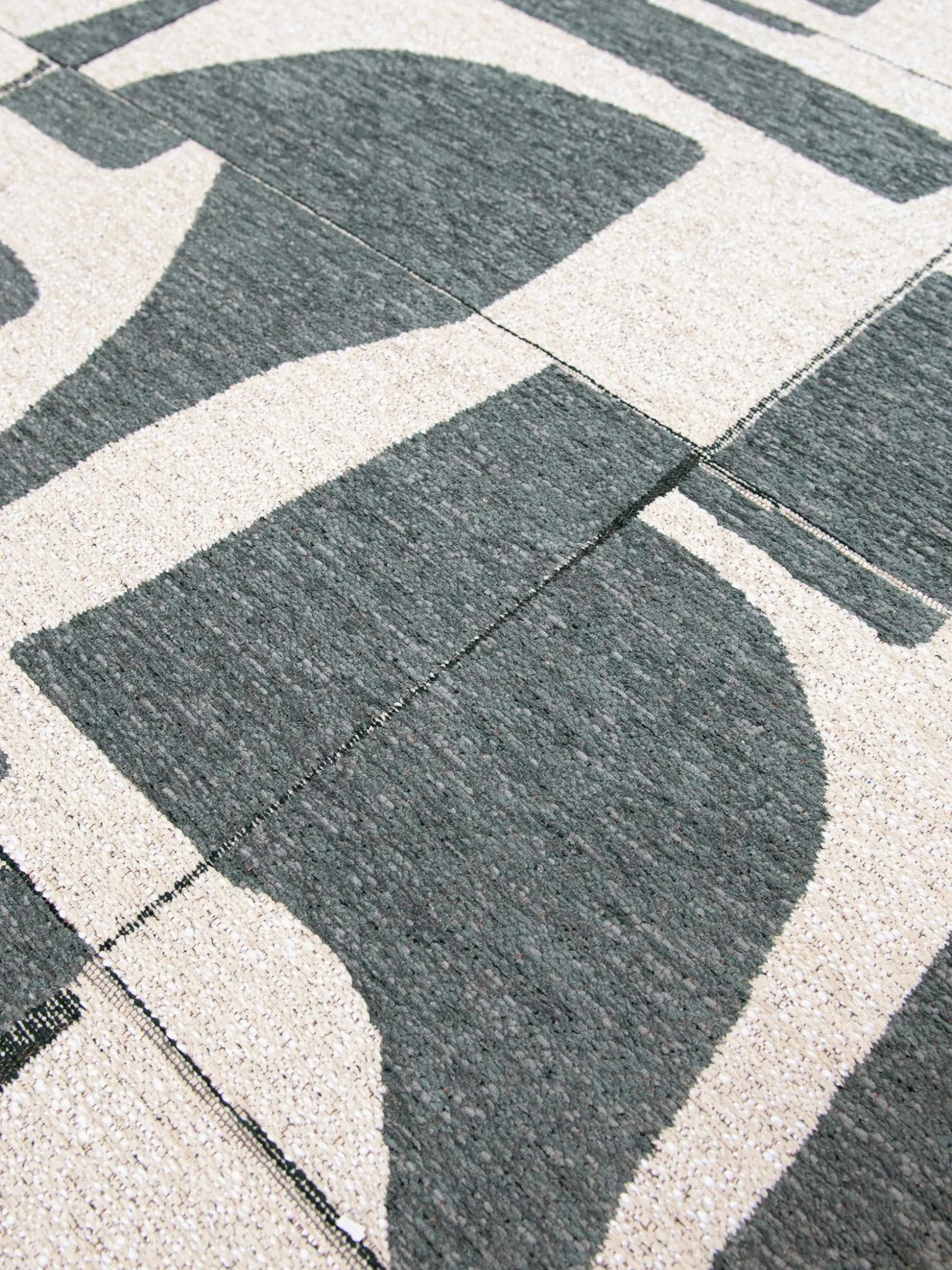 Tappeto jacquard lavabile da interno-esterno Papercut