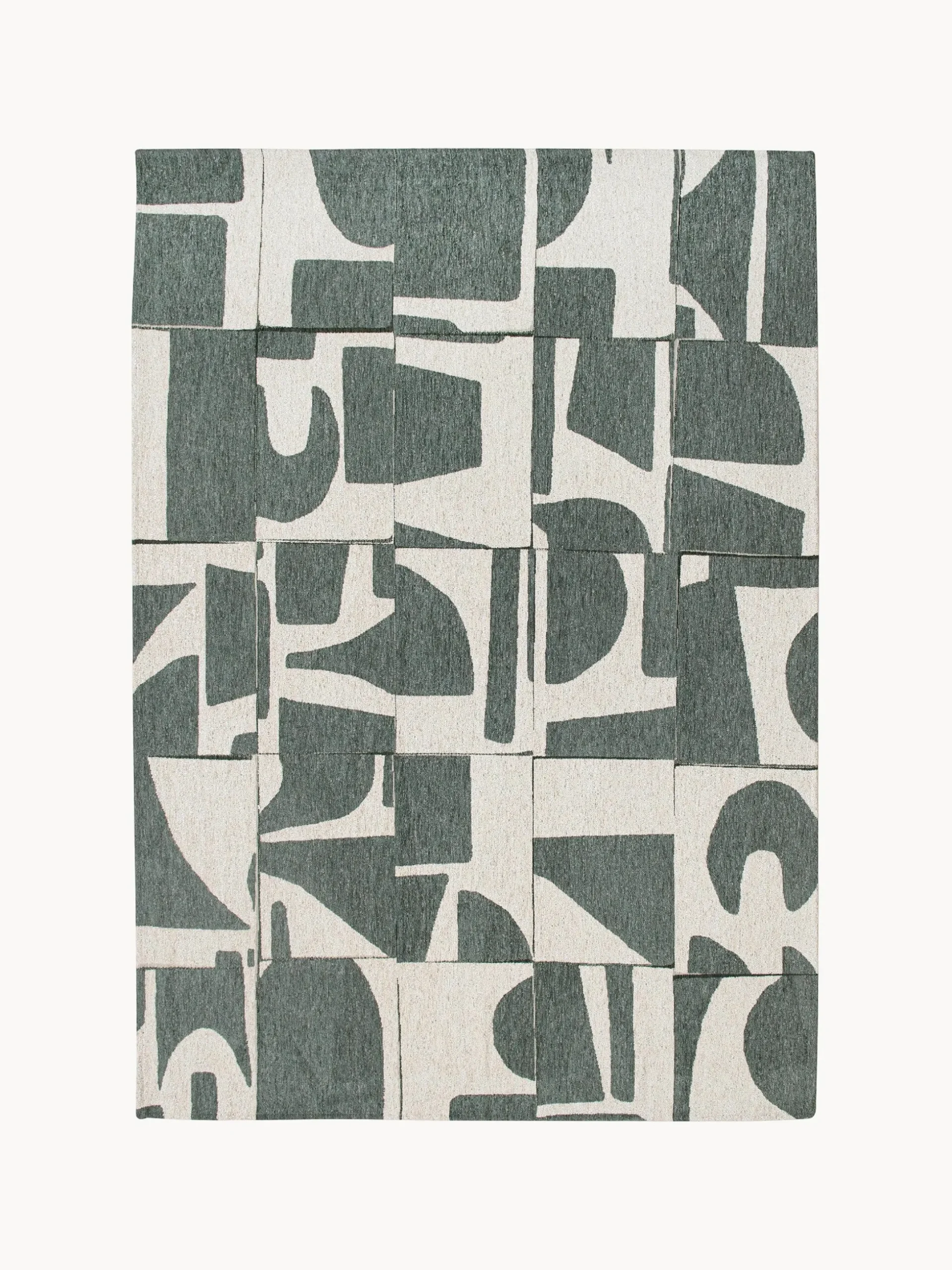 Tappeto jacquard lavabile da interno-esterno Papercut