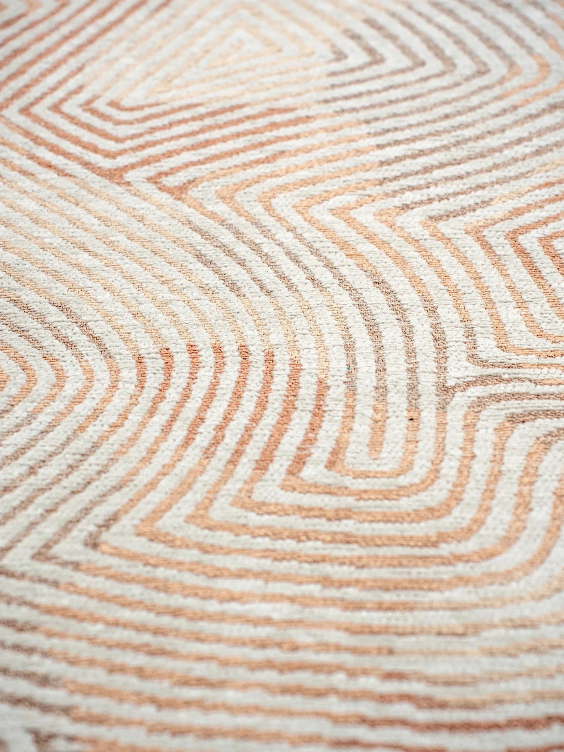 Tappeto jacquard lavabile da interno-esterno Coral