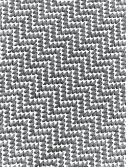 Tappeto reversibile da interno-esterno con motivo zigzag Cort