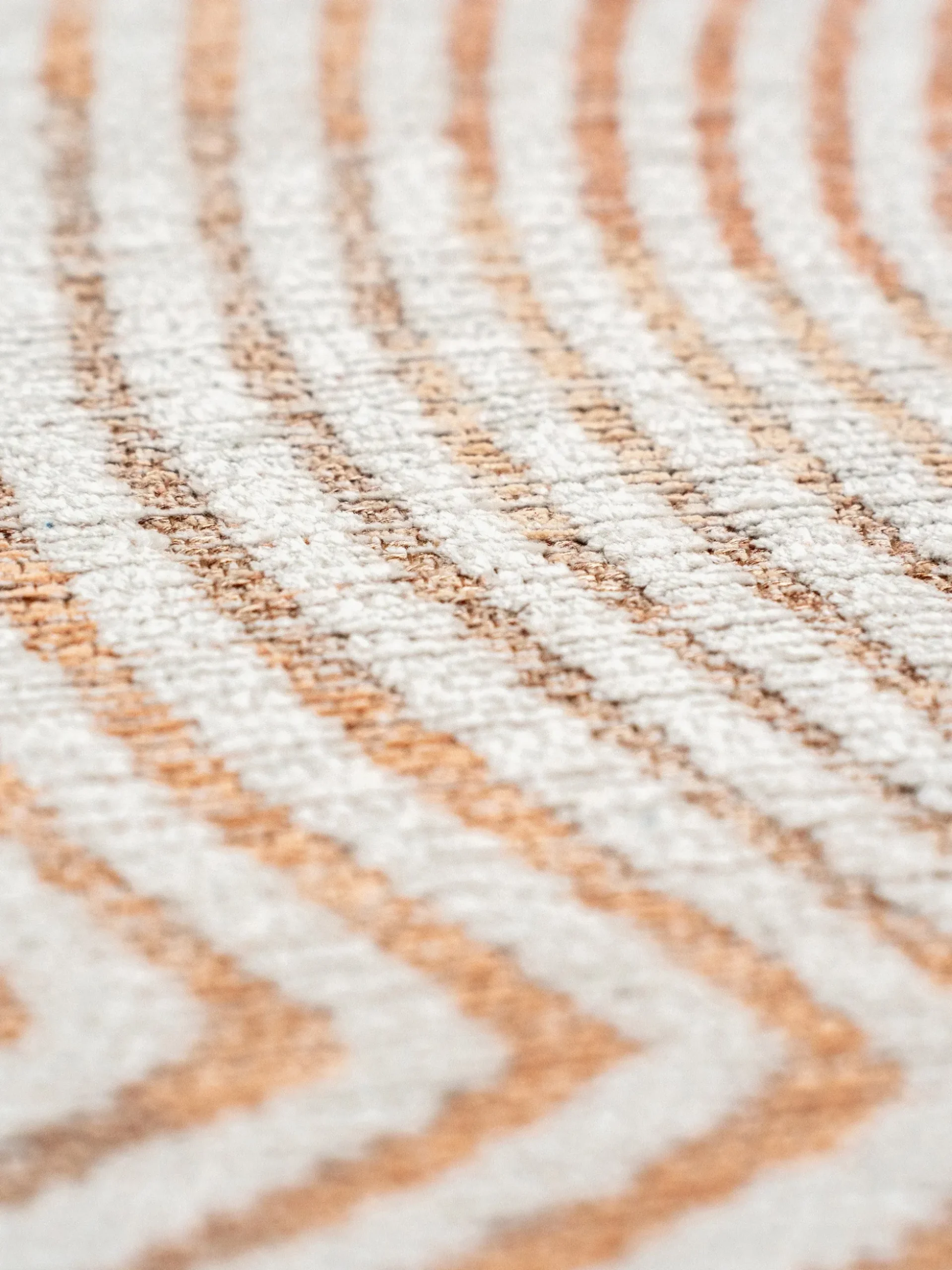 Tappeto rotondo jacquard lavabile da interno-esterno Coral