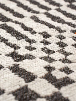 Tappeto rotondo jacquard lavabile da interno-esterno Berber