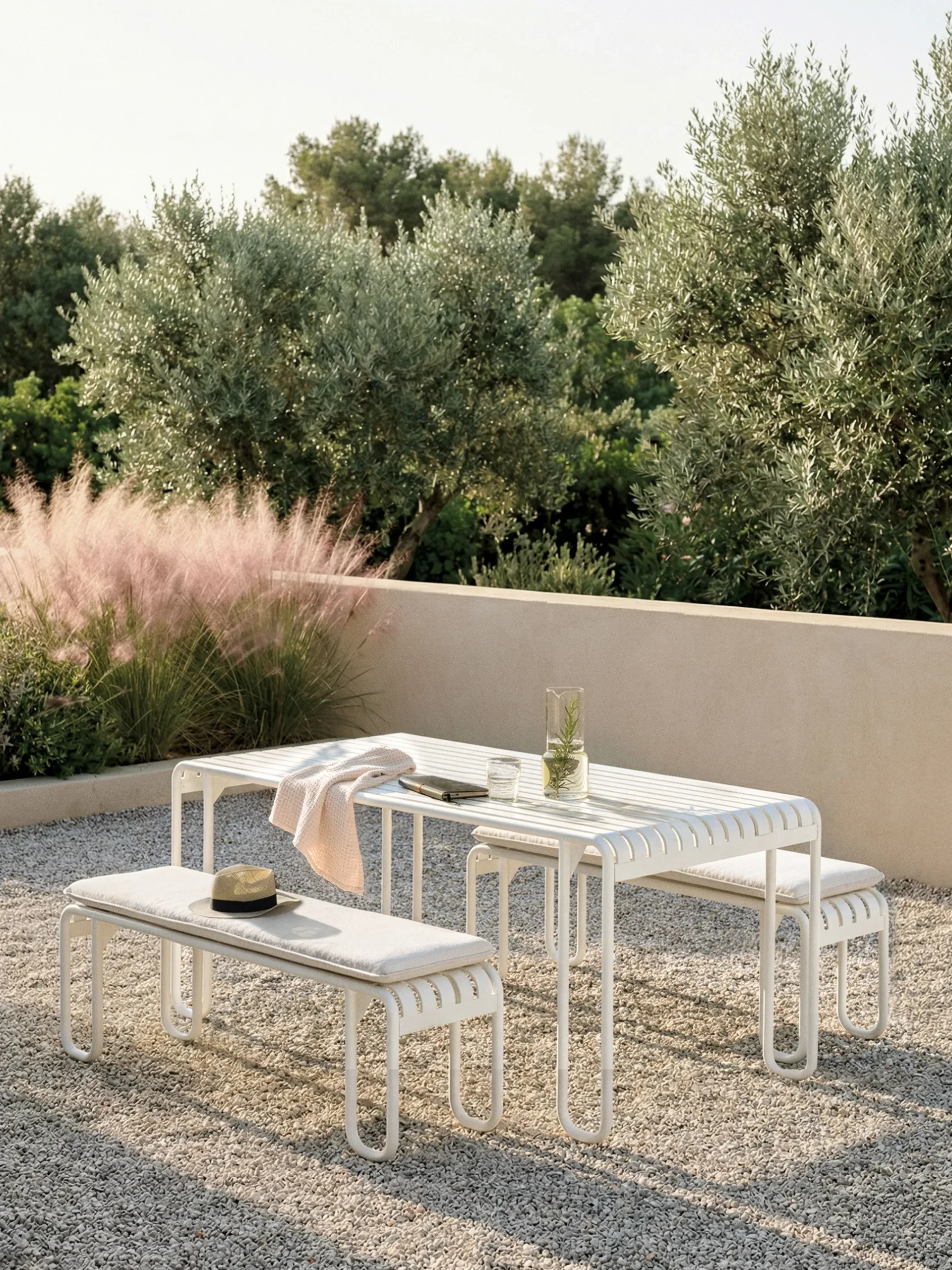 Tavolo da giardino Caio, 180 x 90 cm