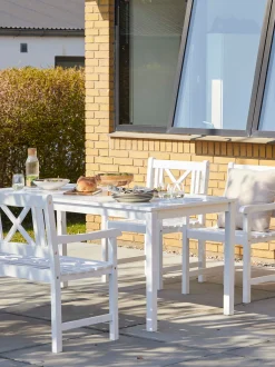 Tavolo da giardino in legno di teak Rosenborg, 165 x 80 cm