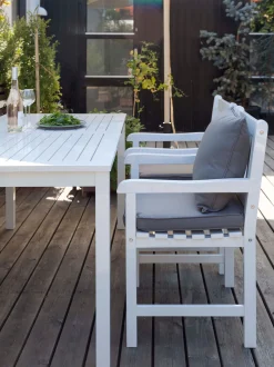 Tavolo da giardino in legno di teak Rosenborg, 165 x 80 cm