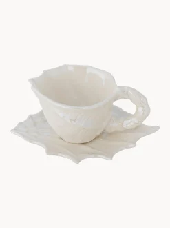 Tazza da caffè con piattino Shellie