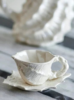 Tazza da caffè con piattino Shellie