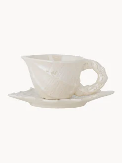 Tazza da caffè con piattino Shellie