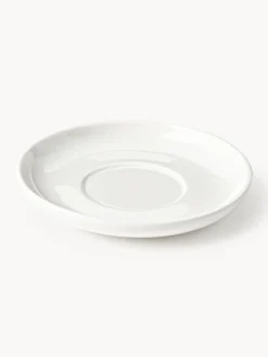 Tazze caffè in porcellana con piattino Nessa 4 pz