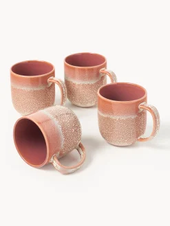 Tazze con smalto reattivo Havana 4 pz