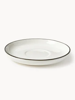 Tazzine da espresso con piattino in porcellana Facile 2 pz