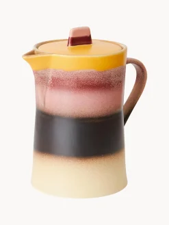 Teiera fatta a mano con smalto reattivo 70's, 1 L