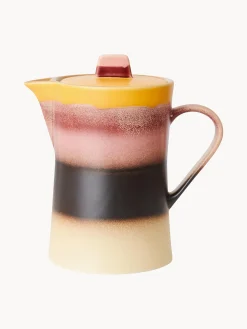 Teiera fatta a mano con smalto reattivo 70's, 1 L