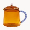 Teiera in vetro borosilicato Duet, 1 L