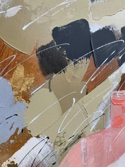 Tela dipinta a mano Pensieri e Colori