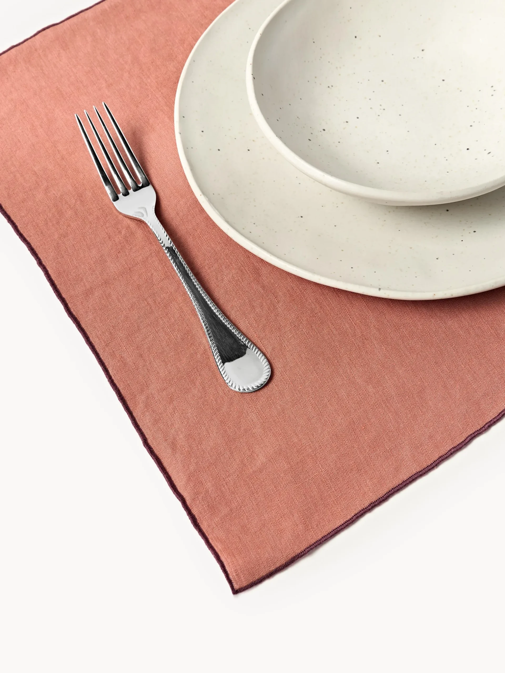 Tovagliette in lino con ricamo Cosmo 4 pz