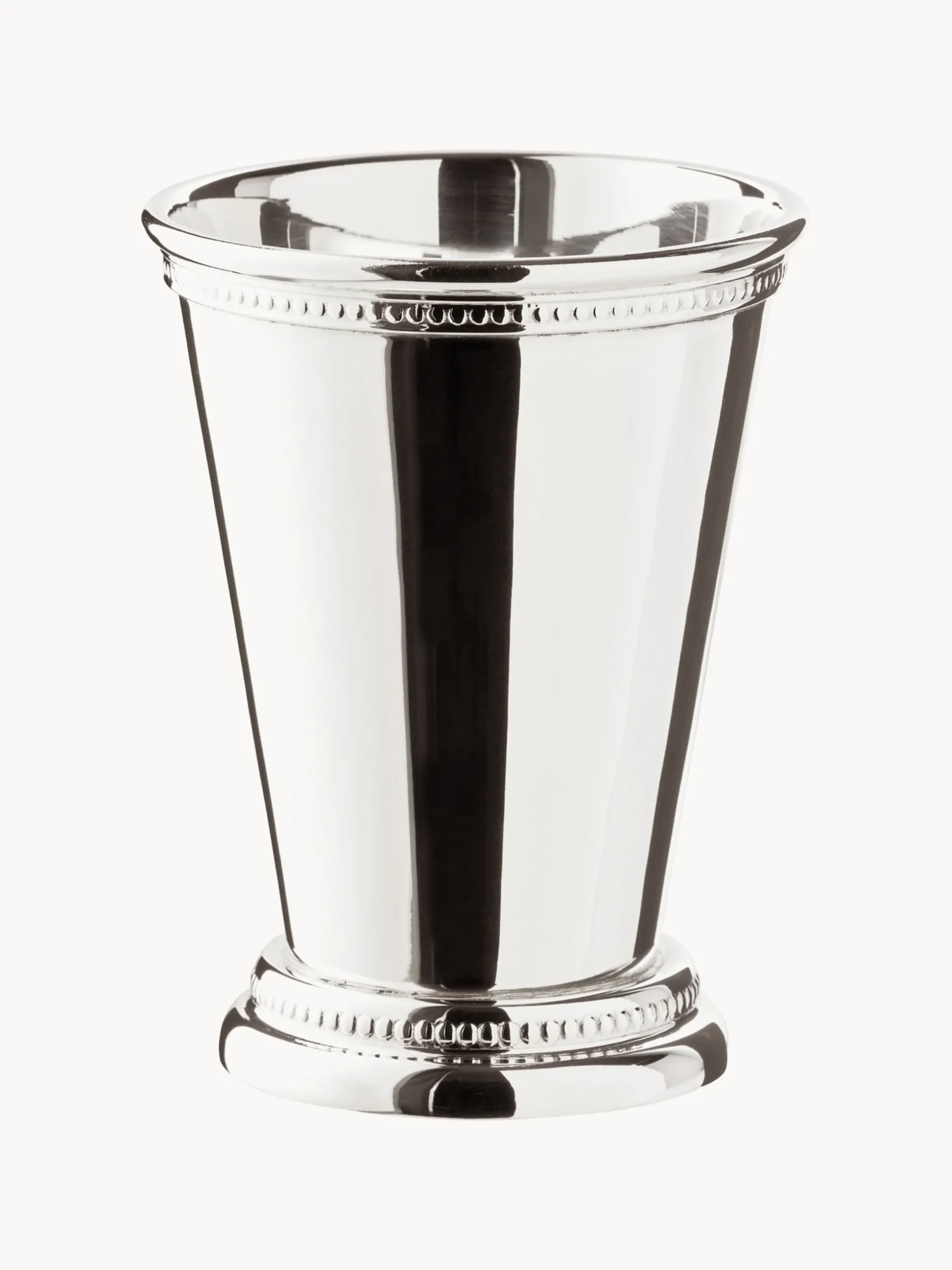Vaso artigianale placcato in argento Perla