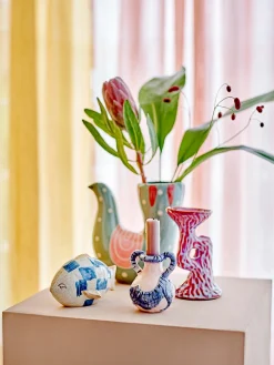 Vaso dipinto a mano Trudy, alt. 19 cm
