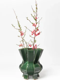 Vaso in porcellana Puyi, alt. 34 cm