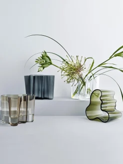 Vaso in vetro soffiato Alvar Aalto, alt. 16 cm