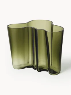 Vaso in vetro soffiato Alvar Aalto, alt. 16 cm