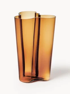 Vaso in vetro soffiato Alvar Aalto, alt. 25 cm