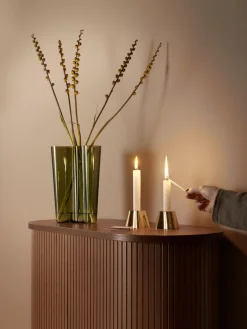 Vaso in vetro soffiato Alvar Aalto, alt. 25 cm